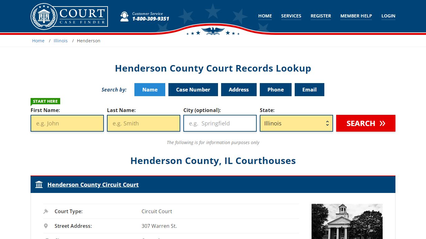 Henderson County Court Records | IL Case Lookup